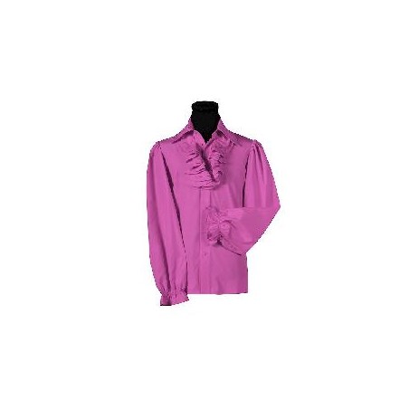 -CAMISA ROSA CABALLERO CON CHORRERAS S