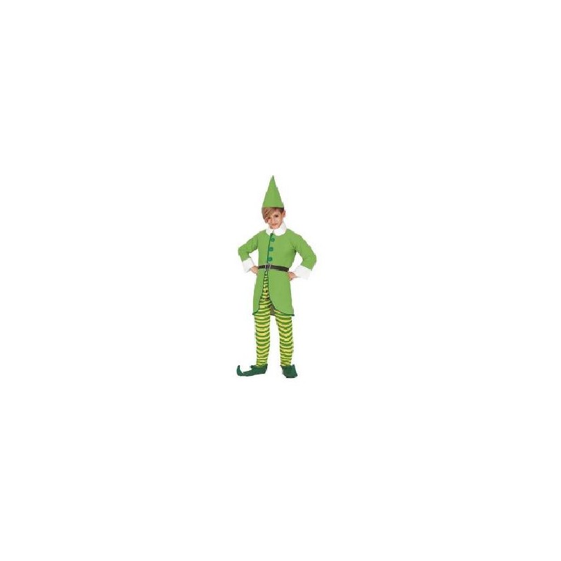 -DISFRAZ ELFO GREEN 5-6
