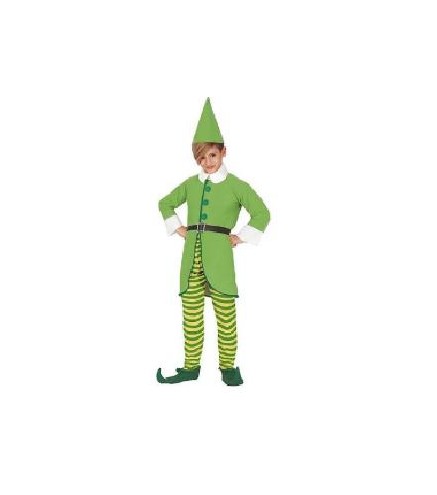 -DISFRAZ ELFO GREEN 5-6