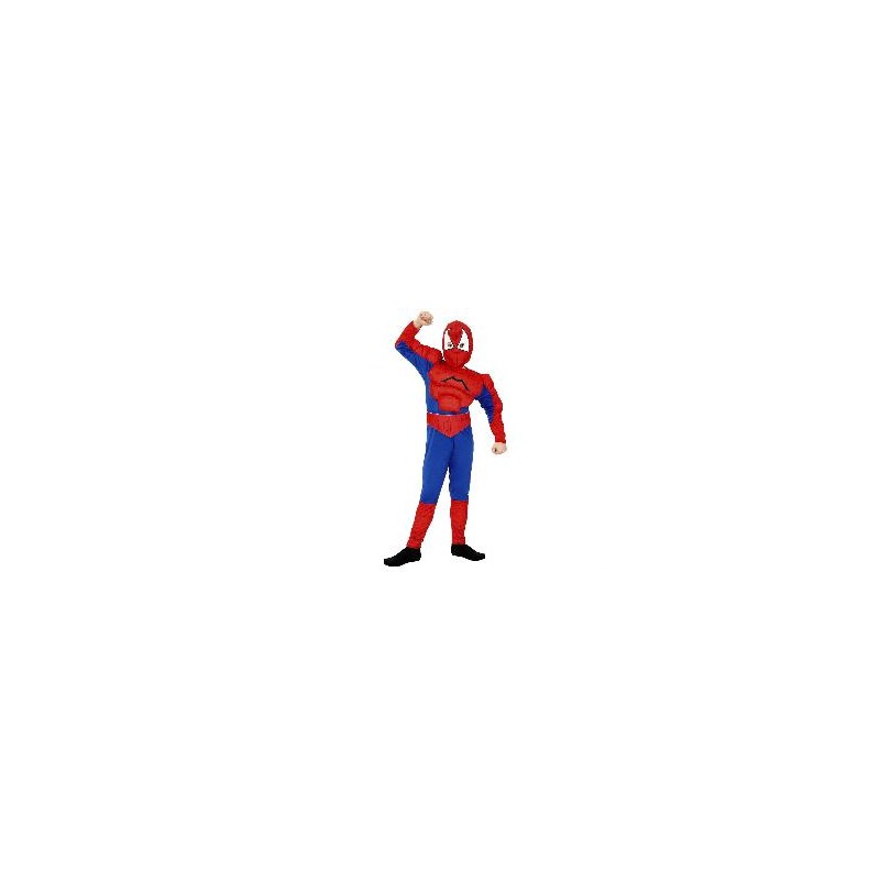 -DISFRAZ SPIDER MUSCULOSO 10-12