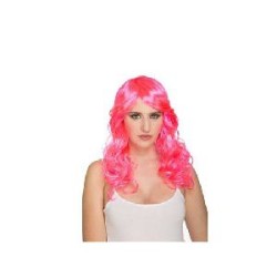 -PELUCA RIZADA ROSA