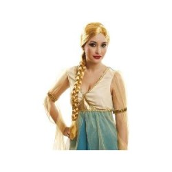 -PELUCA LADY DONCELLA TRENZA RUBIA