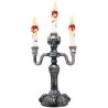 -CANDELABRO TRES VELAS CON LUZ 40 CM
