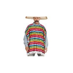 -PONCHO MEJICANO ADULTO