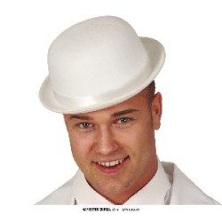 -SOMBRERO BOMBIN FIELTRO BLANCO