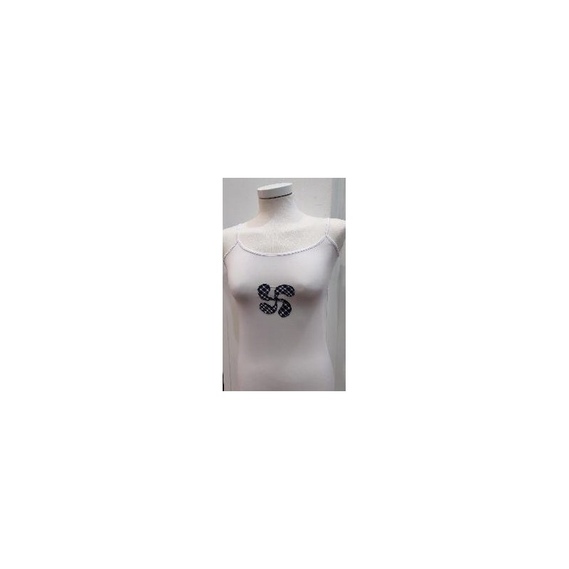 -CAMISETA LAUBURU BLANCA TIRANTES 6-8