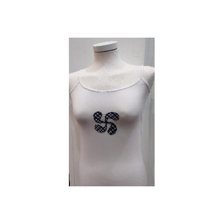 -CAMISETA LAUBURU BLANCA TIRANTES 6-8