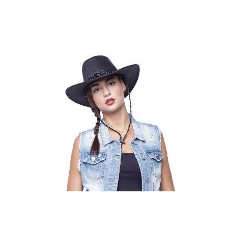 -SOMBRERO COWBOY NEGRO ADULTO