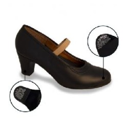 -ZAPATO FLAMENCO NEGRO CLAVOS 27