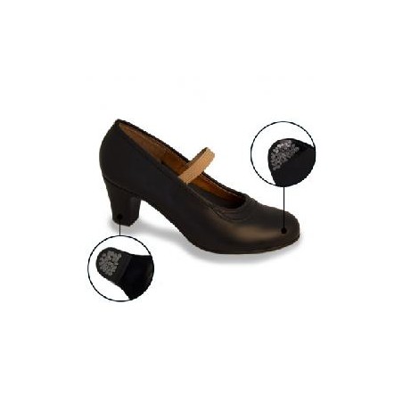 -ZAPATO FLAMENCO NEGRO CLAVOS 27