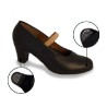 -ZAPATO FLAMENCO NEGRO CLAVOS 27
