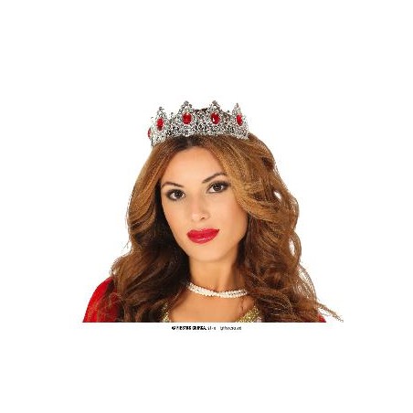 DIADEMA METAL.PLATA PRINCESA