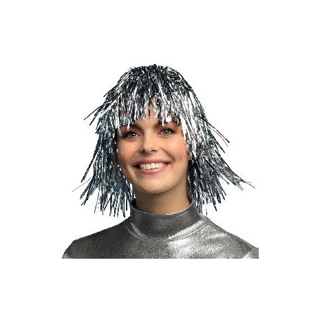-PELUCA PLATA METALIZADA