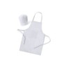 KIT DELANTAL Y GORRO COCINERO PAPEL