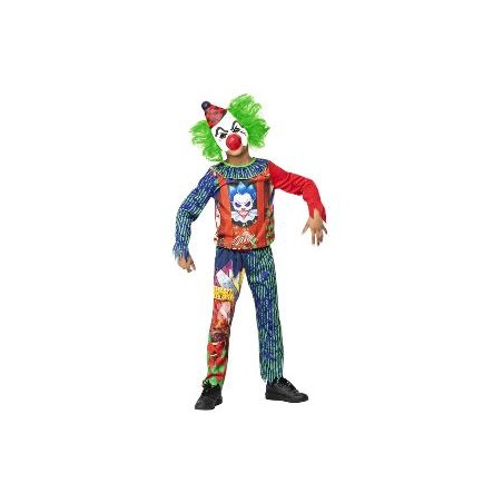 -DISFRAZ PAYASO TERROR UNISEX 4-6 AÑOS