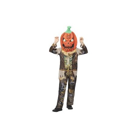 -DISFRAZ ESPANTAPAJAROS Y CALABAZA 10-12 AÑOS
