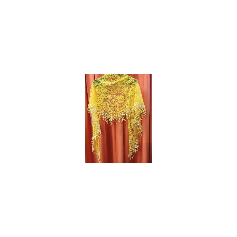 pañuelo flamenco amarillo g