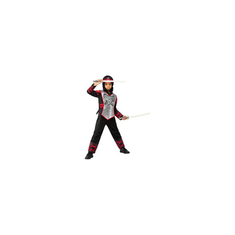 -DISFRAZ NINJA DE LUJO 10-12