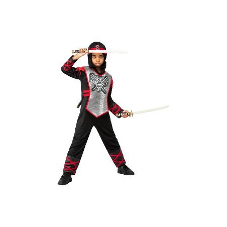 -DISFRAZ NINJA DE LUJO 10-12
