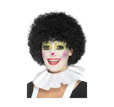 -COLLAR VOLANTES PAYASO BLANCO