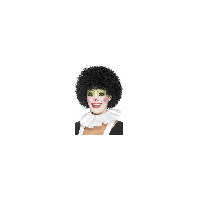 -COLLAR VOLANTES PAYASO BLANCO