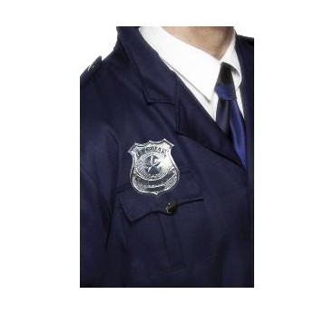 -PLACA POLICIA METAL