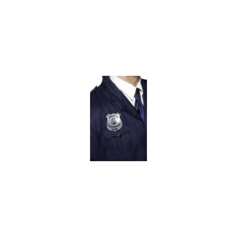 -PLACA POLICIA METAL