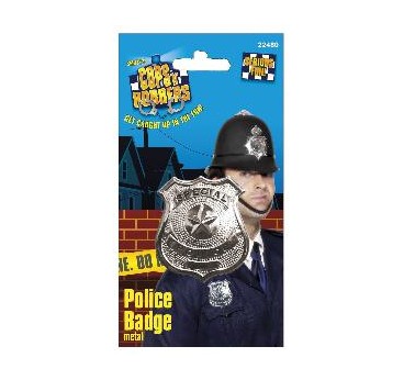 -PLACA POLICIA METAL