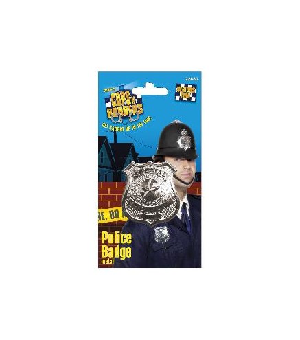 -PLACA POLICIA METAL
