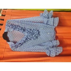 CAMISA MODELO CLAVEL GASA LILA T-40