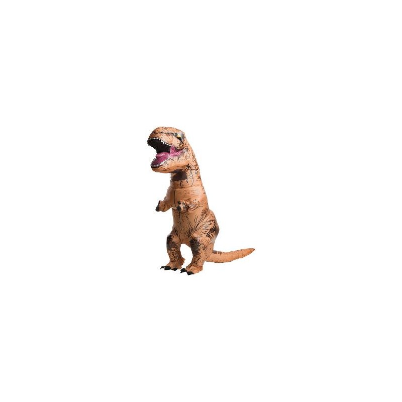 DISFRAZ HINCHABLE DINOSAURIO NARANJA ADULTO