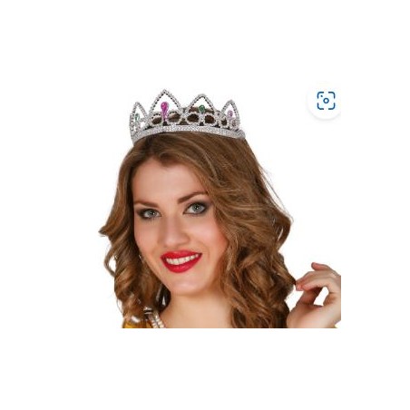 -CORONA DIADEMA PLATA