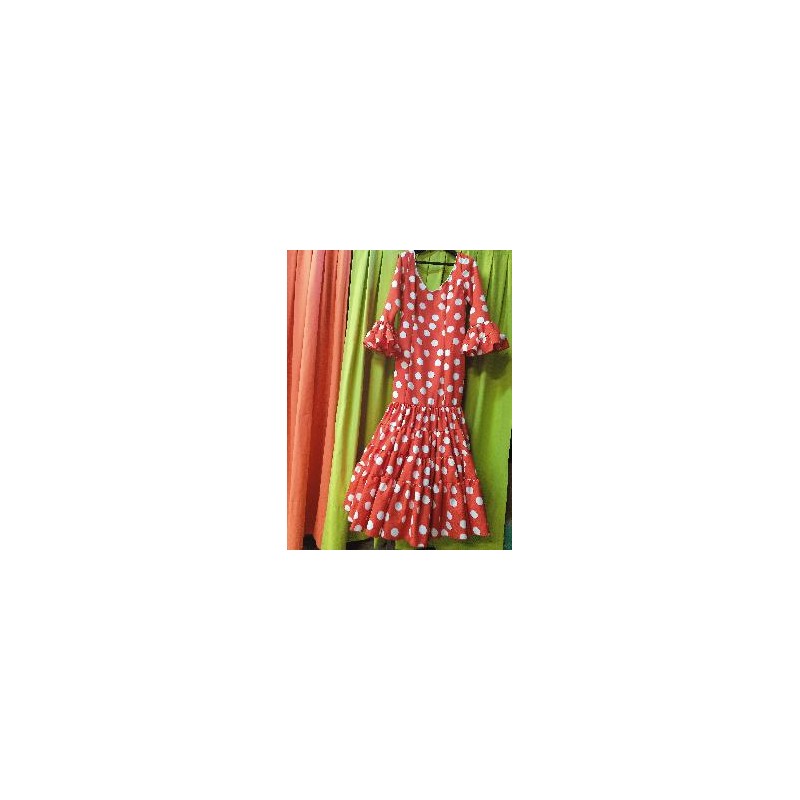 -VESTIDO GRANADA ROJO LUNAR OREO BEIG 48