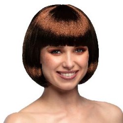 -PELUCA CABARET CHOCOLATE MARRON