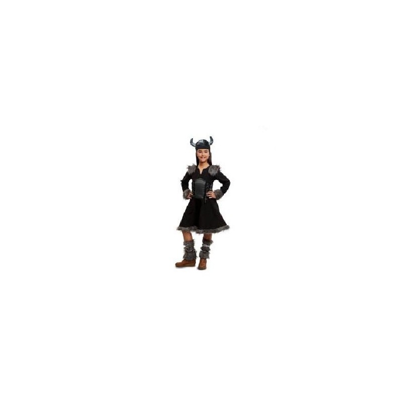 -DISFRAZ VIKINGA SALVAJE NIÑA 3-4
