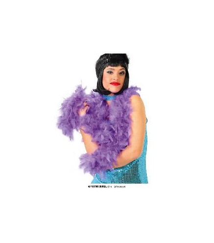 -BOA PLUMA LILA 180CM
