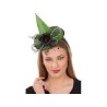 DIADEMA SOMBRERO BRUJA VERDE