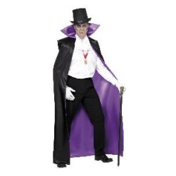 -CAPA REVERSIBLE ADULTO NEGRA-MORADA