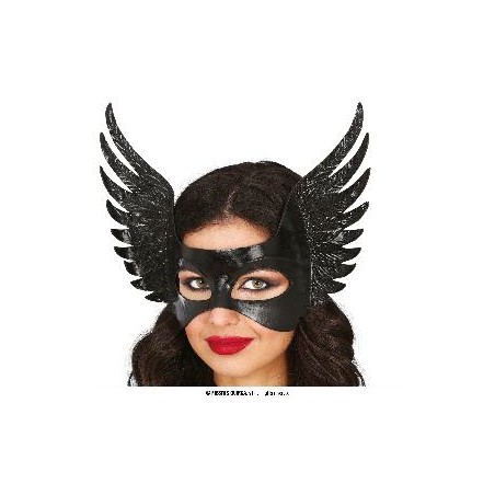 ANTIFAZ NEGRO CON ALAS