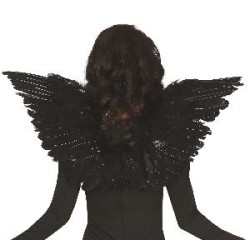 -ALAS DE PLUMAS NEGRAS 62 CMS