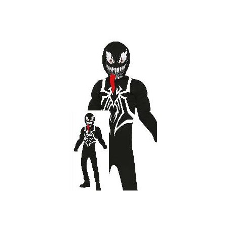 -DISFRAZ VENON NEGRO 5 – 6 Años