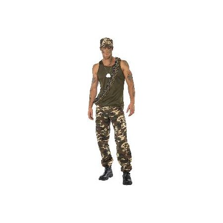 -DISFRAZ MILITAR H XL