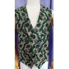 CHALECO BROCADO VERDE HOMBRE M