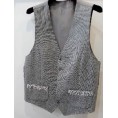 CHALECO GRIS STEAMPUNK HOMBRE M-L