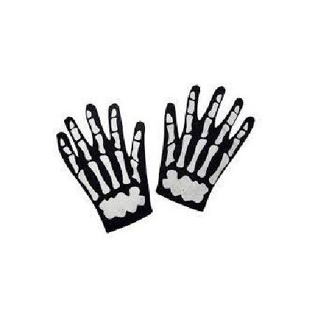 -GUANTES DE ESQUELETO PARA ADULTOS ONE