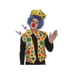 -KIT CHALECO Y PAJARITA PAYASO