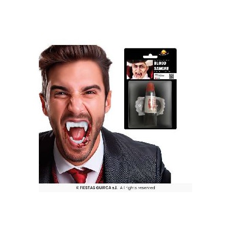 -DIENTES DE VAMPIRO CON SANGRE 15 ML