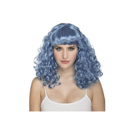 -PELUCA RIZADA AZUL CON FLEQUILLO
