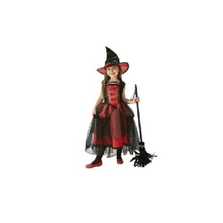 -DISFRAZ BRUJA ROJA 8-10 AÑOS