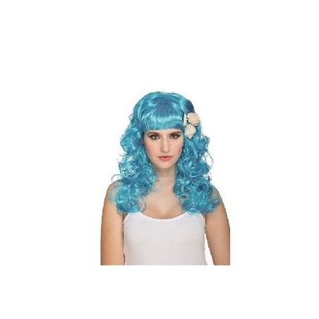 -PELUCA DE SIRENITA AZUL